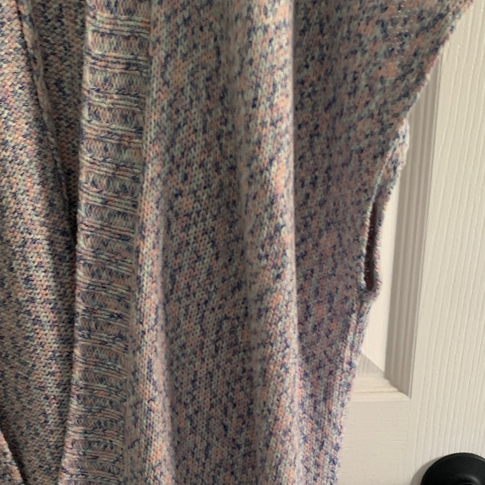 LOFT Multicolor Open-Front Cardigan - Picture 6 of 11